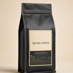 Bao bì minh họa AI của Reserve Arabica 250g